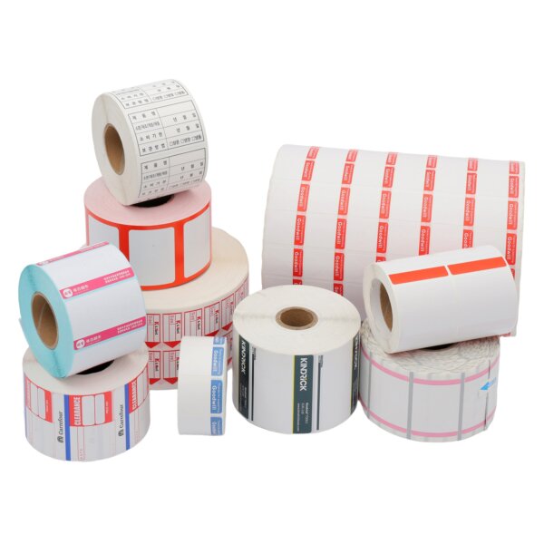 Hot Selling Custom Printed 58x40 Mm Self Adhesive Direct Thermal Scale Labels Waterproof For E-commerce Brand Logo