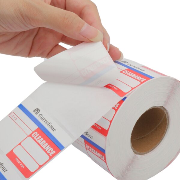 Hot Selling Custom Printed 58x40 Mm Self Adhesive Direct Thermal Scale Labels Waterproof For E-commerce Brand Logo - Image 4
