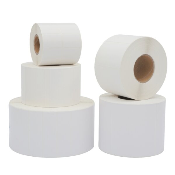 Self-Adhesive 70x50 60x40 50x30 Direct Thermal Labels Waterproof Barcode Food Shipping Sticker For Zebra Printer - Image 2